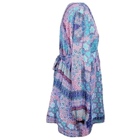 Linea Domani Long Sleeve V-neck Tunic Sz L - Picture 3 of 13